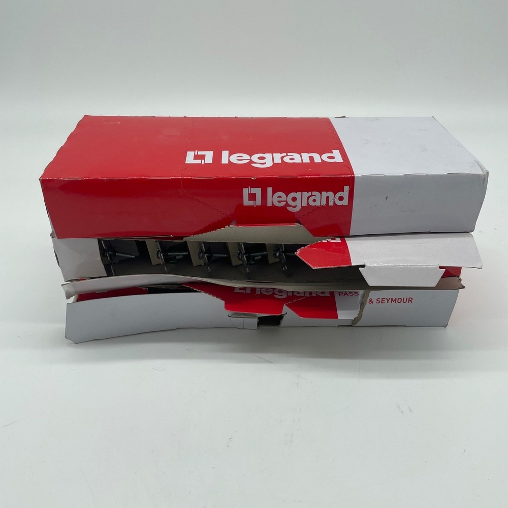 Legrand Pass & Seymour 885TRW 30 Pack 15A 125V Tamper Resistant White Almond